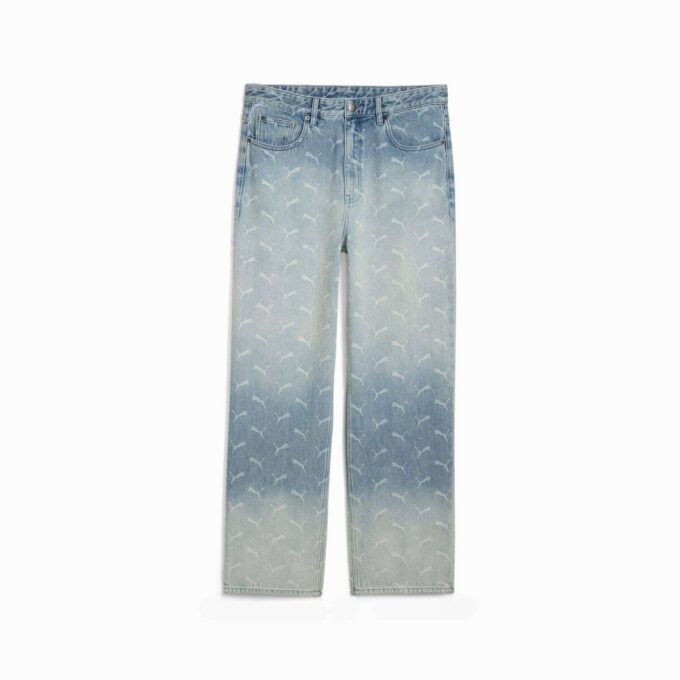A$AP ROCKY x PUMA Męskie jeansy z monogramem laserowym A$AP ROCKY x PUMA Męskie jeansy z monogramem laserowym