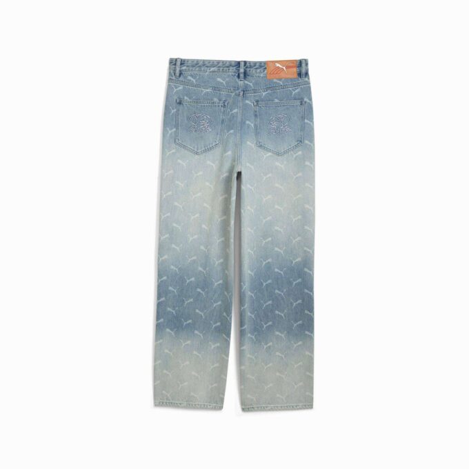 A$AP ROCKY x PUMA Męskie jeansy z monogramem laserowym A$AP ROCKY x PUMA Męskie jeansy z monogramem laserowym