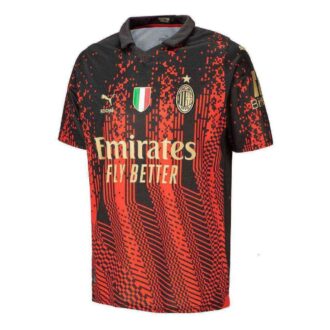 AC Milan 2022/2023 4. wyjazdowa koszulka mistrzowska, wersja stadionowa, „czerwona”