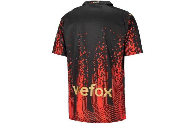 AC Milan 2022/2023 4. wyjazdowa koszulka mistrzowska, wersja stadionowa, „czerwona”