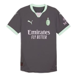 AC Milan 24/25 Autentyczna trzecia koszulka piłkarska „Szara mięta”