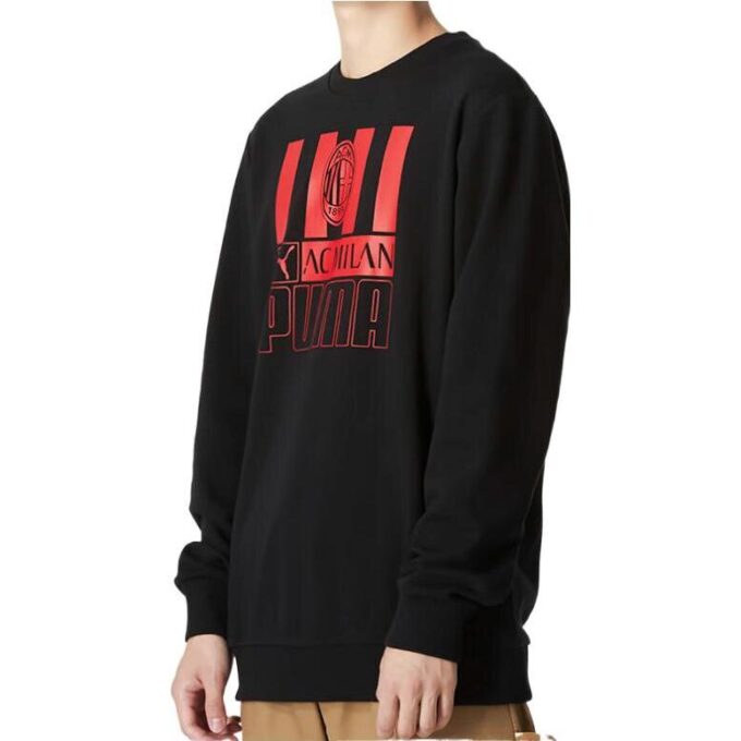 AC Milan Football Black Pullover Sweter „Czarny”