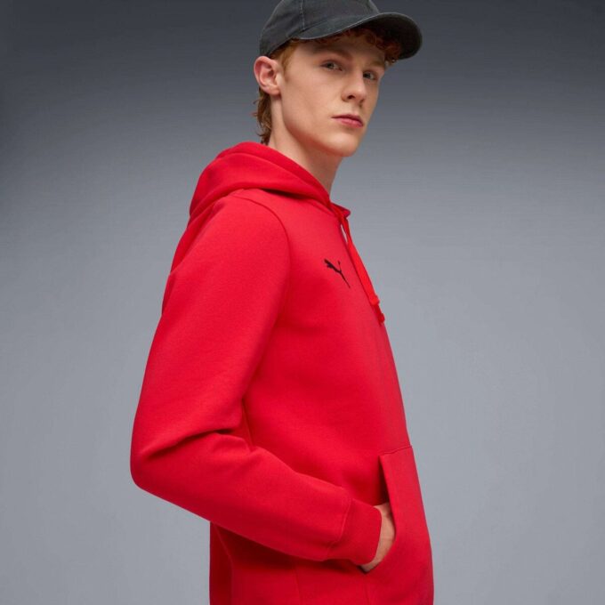 AC Milan Soccer Essentials Męska bluza z kapturem z polaru piłkarskiego AC Milan Soccer Essentials Męska bluza z kapturem z polaru piłkarskiego
