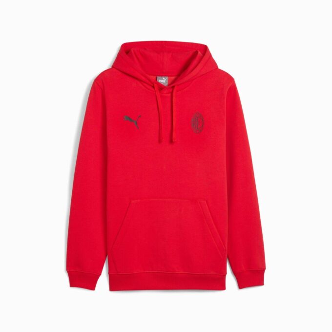 AC Milan Soccer Essentials Męska bluza z kapturem z polaru piłkarskiego AC Milan Soccer Essentials Męska bluza z kapturem z polaru piłkarskiego
