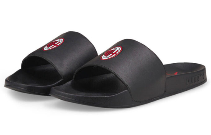 AC Milan x Leadcat 2.0 Slide „Black Tango Red”