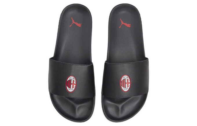 AC Milan x Leadcat 2.0 Slide „Black Tango Red”