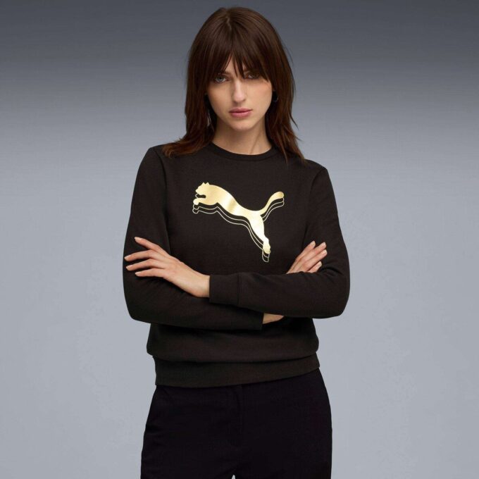Bluza damska Essentials Metallic z okrągłym dekoltem Bluza damska Essentials Metallic z okrągłym dekoltem