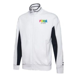 Bluza dresowa z logo na rękawie „Biało-czarna”