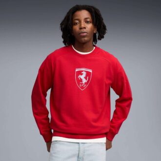 Bluza męska Scuderia Ferrari Motorsport z okrągłym dekoltem