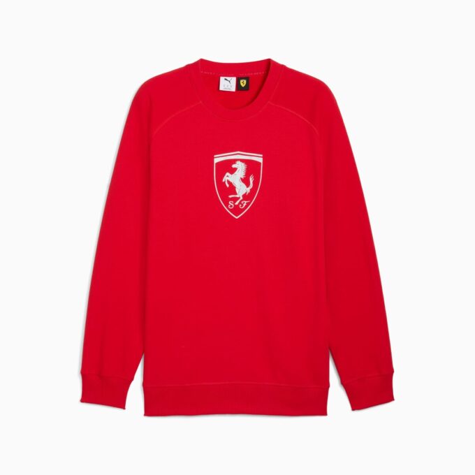 Bluza męska Scuderia Ferrari Motorsport z okrągłym dekoltem
