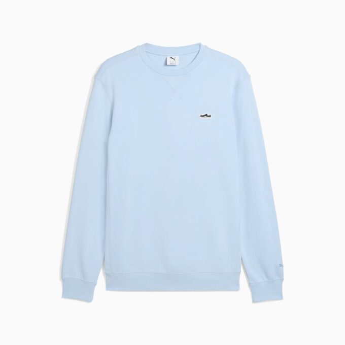 Bluza męska z okrągłym dekoltem i zamszem „Gardeless Essentials”