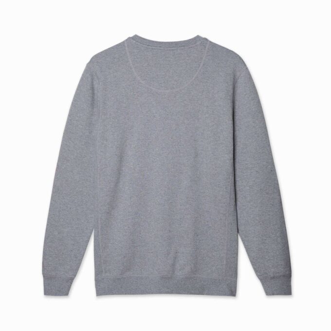 Bluza męska z okrągłym dekoltem i zamszem „Gardeless Essentials”