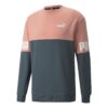 Bluza Power Colorblock Crew w kolorze różowym