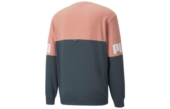 Bluza Power Colorblock Crew w kolorze różowym