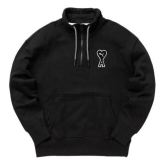 Bluza PUMA x Ami Half Zip w kolorze czarnym