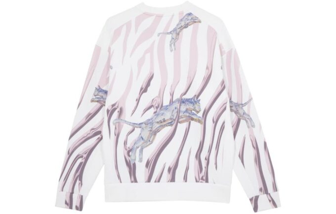 Bluza PUMA x SORAYAMA „Biało-różowo-srebrna”