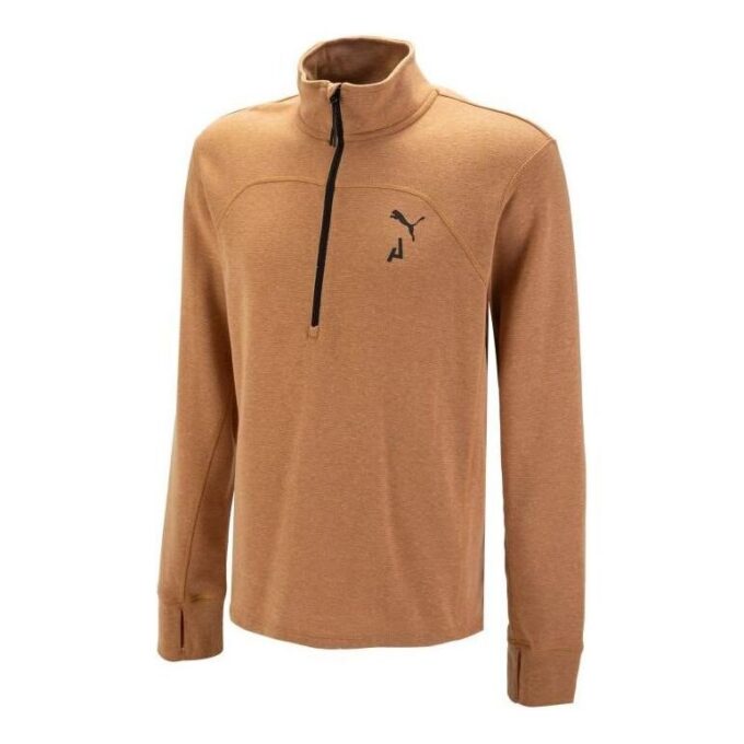 Bluza Seasons Half Zip w kolorze brązowym