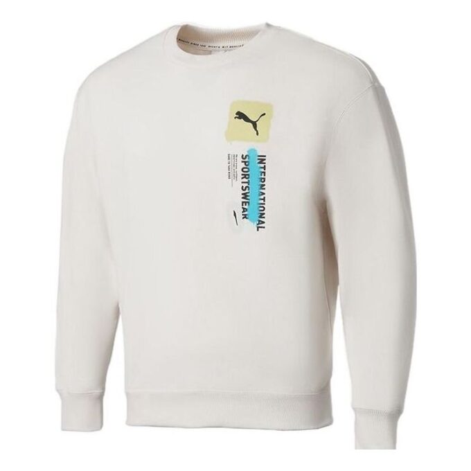 Bluza sportowa Logo International Sportswear w kolorze białym
