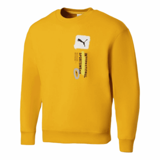 Bluza sportowa Logo International Sportswear w kolorze żółtym