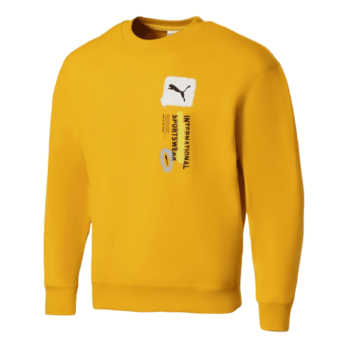 Bluza sportowa Logo International Sportswear w kolorze żółtym