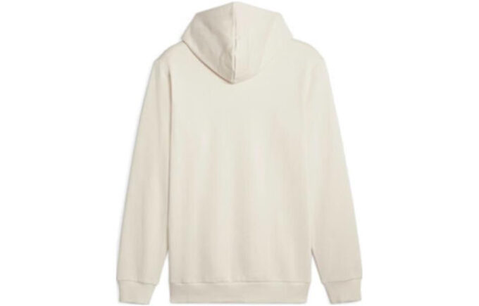 Bluza sportowa z kapturem Luxe Crew z haftowanym logo w kolorze beżowym