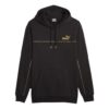 Bluza sportowa z kapturem Luxe Crew z haftowanym logo w kolorze czarnym