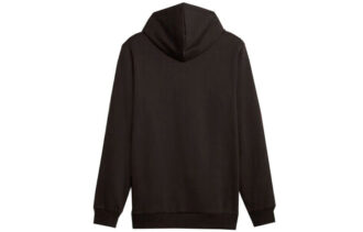 Bluza sportowa z kapturem Luxe Crew z haftowanym logo w kolorze czarnym