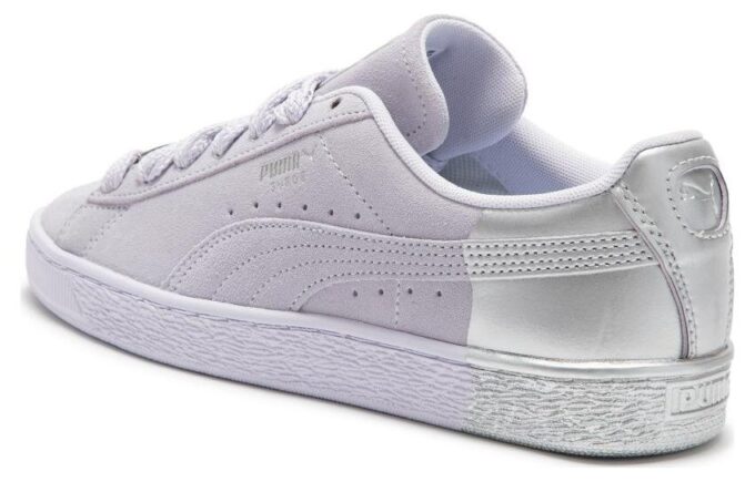 Bluza taneczna Suede „Light Purple Silver”