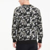 Bluza z długim rękawem i okrągłym dekoltem w kolorze „Black Camo”