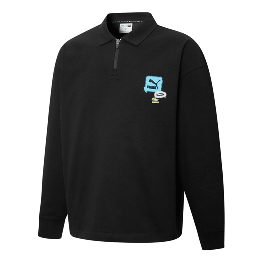 Bluza z graficznym logo Trend „Czarna”
