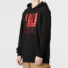Bluza z kapturem AC Milan Football w kolorze czarnym „Czarny”