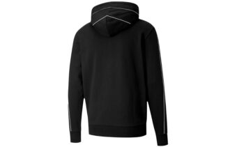 Bluza z kapturem Avenir zapinana na zamek w kolorze czarnym