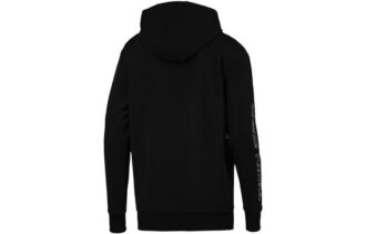 Bluza z kapturem BMW Motorsport Street Midlayer w kolorze czarno-niebieskim, czerwono-białym