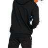 Bluza z kapturem BMW Motorsport Street Midlayer w kolorze czarno-niebieskim, czerwono-białym