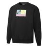 Bluza z kapturem Brand Love Multiplacement Crew w kolorze czarnym
