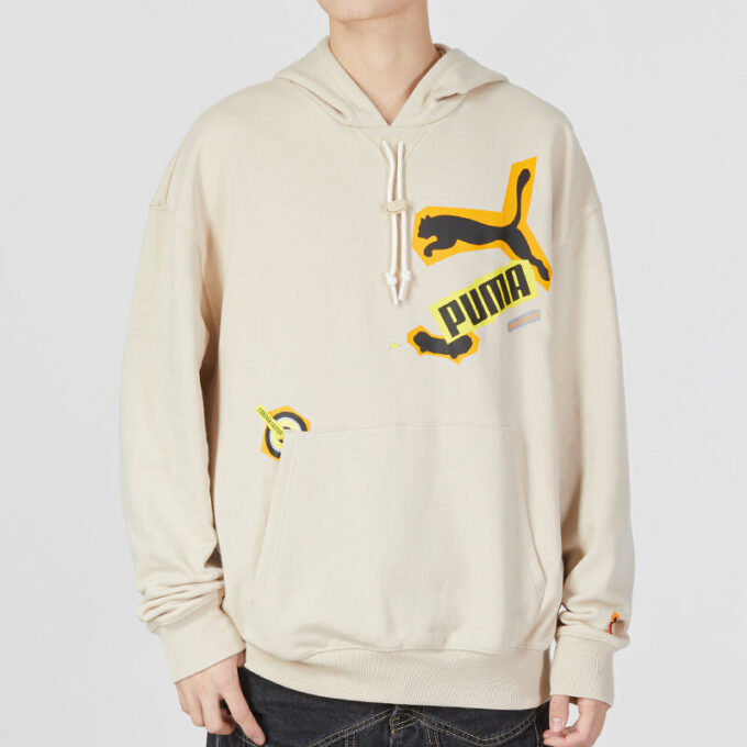 Bluza z kapturem Classics Street Sport w kolorze beżowym