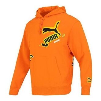 Bluza z kapturem Classics Street Sport w kolorze pomarańczowym