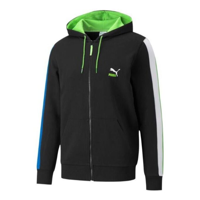 Bluza z kapturem CLSX ColBlock w kolorze czarnym