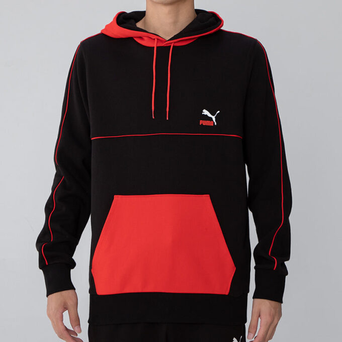 Bluza z kapturem CLSX ColBlock w kolorze czarnym