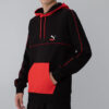 Bluza z kapturem CLSX ColBlock w kolorze czarnym