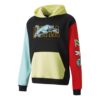 Bluza z kapturem Combine „Czarny Żółty Czerwony Niebieski”