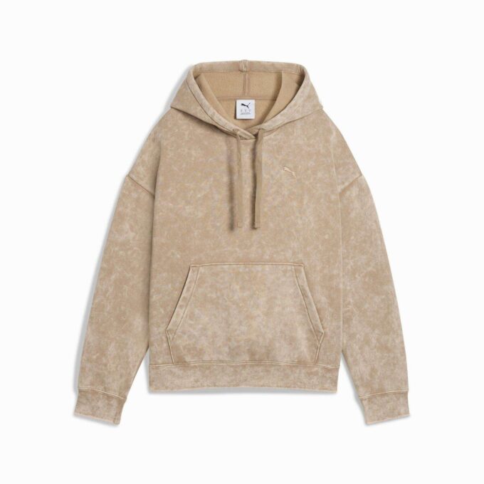 Bluza z kapturem damska Elevated Essentials Acid Wash z polaru Bluza z kapturem damska Elevated Essentials Acid Wash z polaru