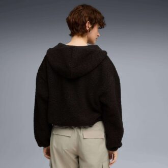 Bluza z kapturem damska z polaru Wardrobe Essentials
