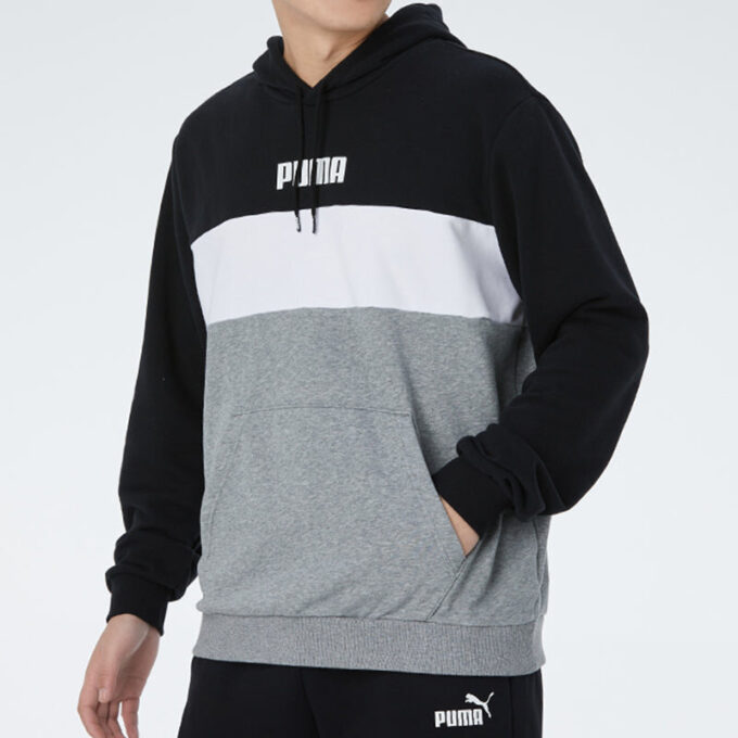 Bluza z kapturem Double Down „Szary, czarny, biały”