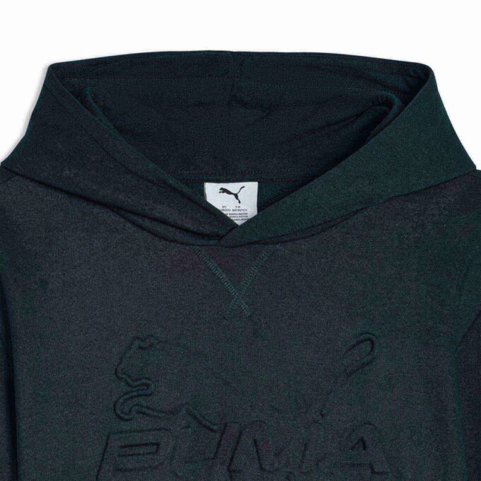 Bluza z kapturem Essentials Embossed Big Kids z bawełnianego polaru Bluza z kapturem Essentials Embossed Big Kids z bawełnianego polaru