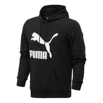 Bluza z kapturem Essentials Fleece „Czarno-biała” Bluza z kapturem Essentials Fleece „Czarno-biała”