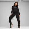 Bluza z kapturem Essentials Script dla kobiet o wygodnym kroju