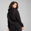 Bluza z kapturem Essentials Script dla kobiet o wygodnym kroju