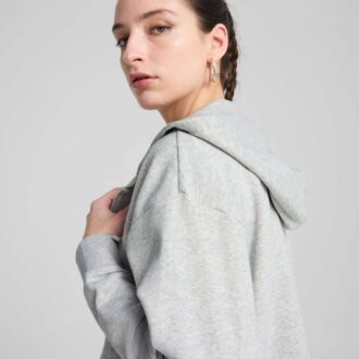 Bluza z kapturem Essentials Small No. 1 Logo French Terry dla kobiet, wygodna, zapinana na zamek