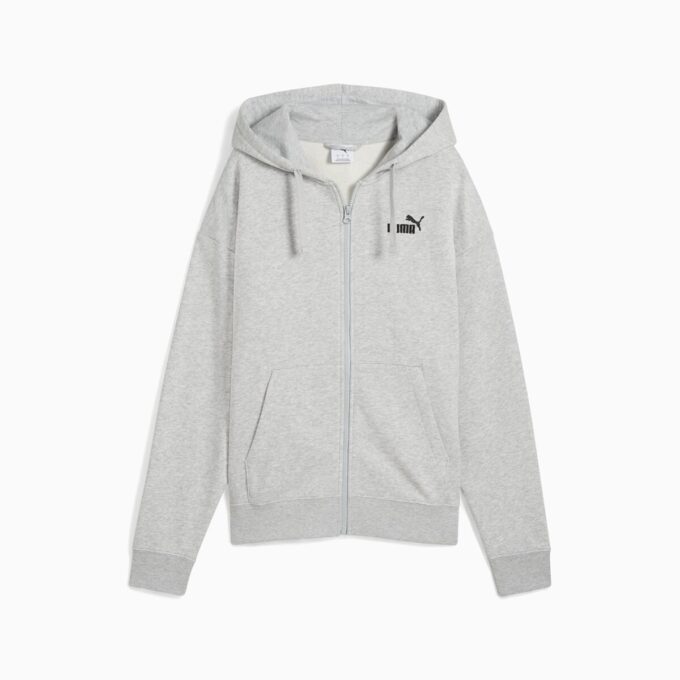 Bluza z kapturem Essentials Small No. 1 Logo French Terry dla kobiet, wygodna, zapinana na zamek